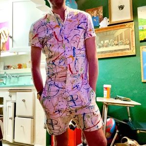 Romphim Original - Splatter - Small ~ Jumpsuit, Onesie, Trendy